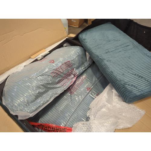 Blue Armless Chair