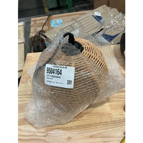 Rope Woven Pendant Light Woven Light Fixture Boho Chandelier Light Fixture Wicker Pendant Light