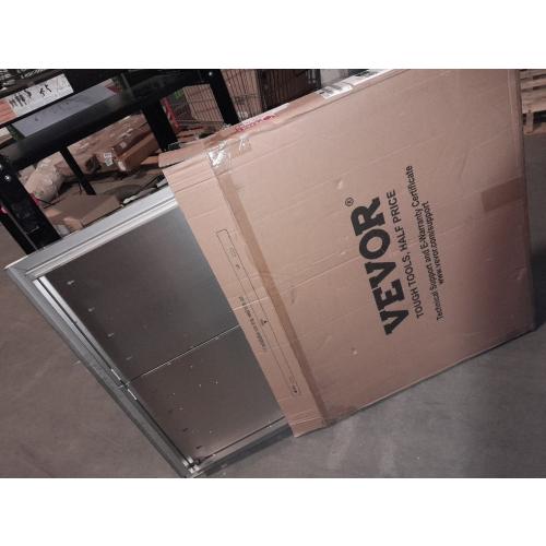 VEVOR BBQ Access Door - 31 W x 24 H Stainless Steel Flush Mount Vertical Door with Recessed Handles,for BBQ Island, Grilling Station, Outside Cabinet