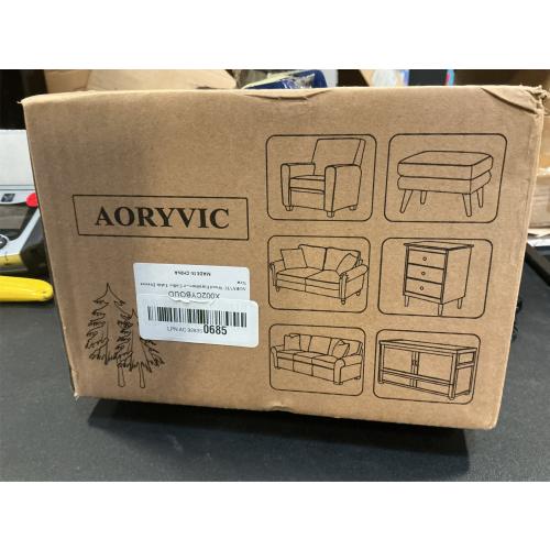 AORYVIC Wood Furniture Legs 8 inch Sofa Legs Set of 4 Square Replacement Legs Brown for MCM Ottoman Armchair Recliner Coffee Table Dresser