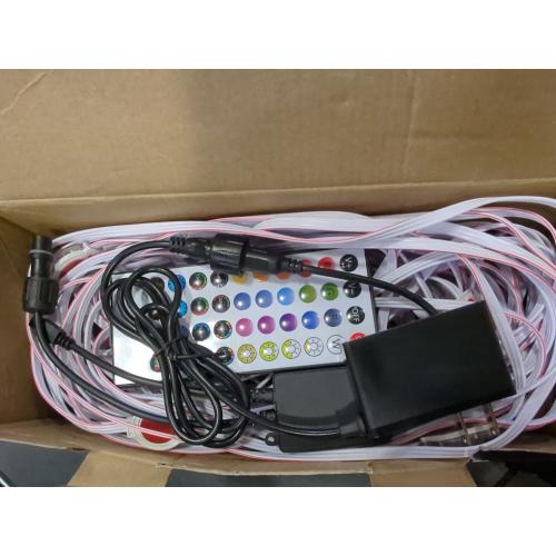 200FT Permanent Outdoor Lights for House,Waterproof Smart RGB LED Eaves Lights，permanent outdoor lights with App/Remote Control,Music synchronisation，for House,Halloween,Roof,Christmas Decorations