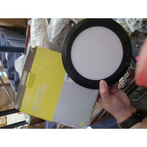 7 Inch Small LED Flush Mount Ceiling Light Dimmable,5000k Daylight Ultra Slim Round Flat Panel Ceiling Light Fixture,Modern Ceiling Lamp for Closet,Kitchen,Bathroom,Hallway(1 Pack)