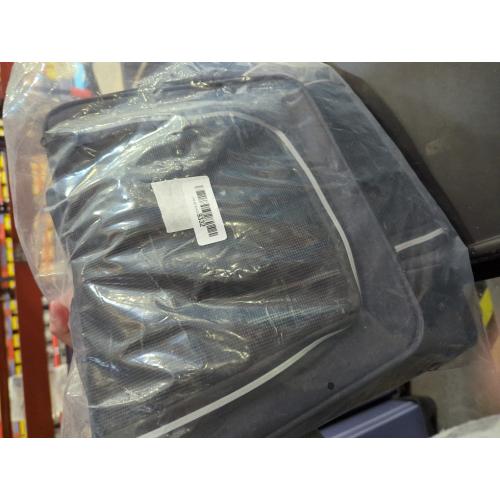 Dog Bike Basket Carrier, Expandable Foldable Soft-Sided Dog Carrier, 2 Open Doors, 5 Reflective Tapes, Pet Travel Bag,Dog Backpack Carrier Safe and Easy for Small Medium Cats and Dogs(Black)