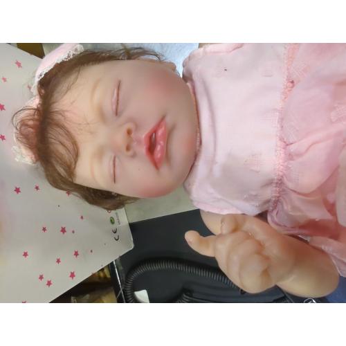 13 Inch Pascale Baby Girl Full Body Soft Silicone Reborn Baby Doll, Not Vinyl Dolls, Life Like Reborn Dolls with Hand Rooted Hair