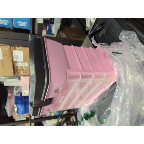Portable Tool Box - Small Parts Organizer with Drawers and Customizable Compartments for Hardware, Fishing Tackle, Beads, or Crafts by Stalwart (Pink)