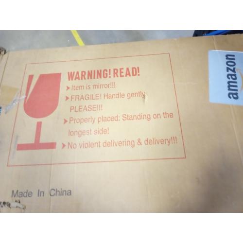 Arched Full Length Mirror - 1858 Floor & Wall Mounted Mirror for Bedroom & Living Room, Gold