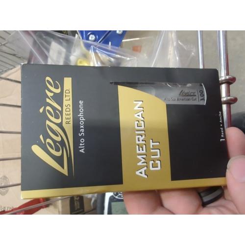 Légère Reeds - Alto Saxophone Reed, American Cut, Strength 3.00 (ASA3.00) - Premium Synthetic Woodwind Reed
