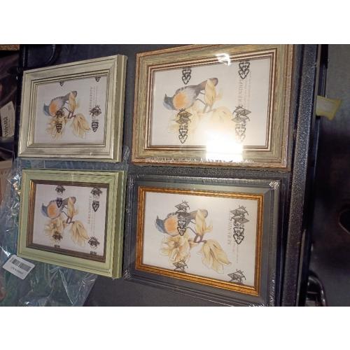 AAQ 4 Pack 4x6 Picture Frame - Picture Frames with HD Plastic Cover,Photo Frame for Wall & Tabletop Picture Frames