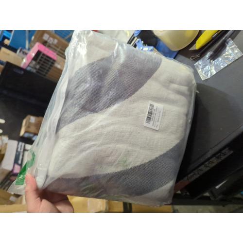 MYSKY HOME Boho Couch Cover Super Soft Couch Covers for 2-3 Cushion Couch Sofa, Modern Grey Jacquard Sofa Slipcover Loveseat Futon Cover, Couch Covers for Sectional Sofa, 71 x 134, Grey Curve