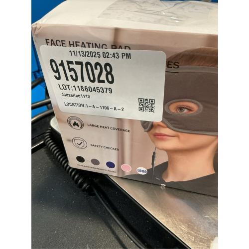 sticro Sinus Relief Mask Moist Heat with 3 Temp Settings, Ex-Large Headache Mask Electric Face Heating Pad for Sinus Pressure Relief, Migraine, Tension Headache Relief