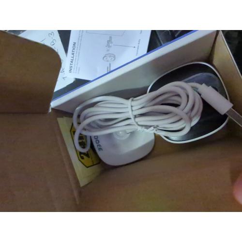 2K Cameras for Home Security-Outdoor/Indoor Camera for Dog/Cat/Pet/Nanny/Baby, Color Night Vision, White Light, Siren, 24/7 SD Recordings, Works with Alexa/Google Home, C1 (C1-White-2pack-2.4G)