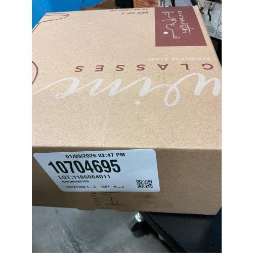 Gusto Nostro Stainless Steel Wine Glass - 18 oz - Unbreakable Black Wine Glasses for Travel, Camping and Pool - Fancy, Unique and Cool Portable Metal Wine Glass for Outdoor Events, Picnics (Set of 2)