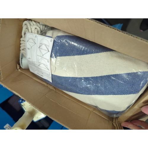 ADVOKAIR Hammock Chair Swing (500 lbs Max) - Hanging Hammock Chair Rope Swing Indoor for Bedroom, Outdoor, Patio, Bedroom, Porch, Deck - Sturdy Steel Bar with Anti-Slip Safety Rings