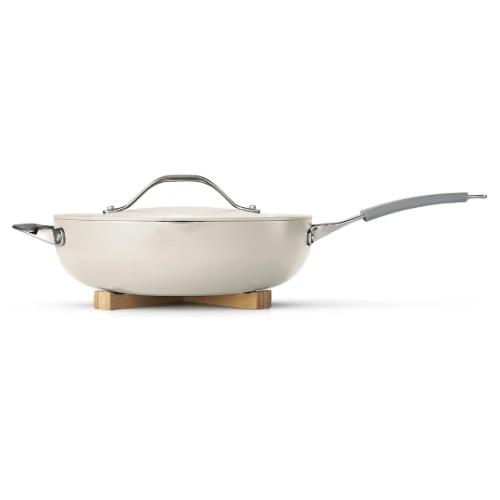 Tramontina White Pan With Lid