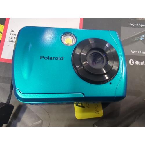 Polaroid IS048 Waterproof Instant Sharing 16 MP Digital Portable Handheld Action Camera, Teal