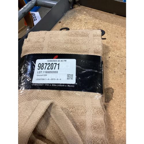 All-Clad Solid Kitchen Towel: Highly Absorbent, Super Soft Long Lasting - 100% Cotton, 17x30 Tea Towel for Cleaning & Drying Dishes, Pans, Glassware, or Countertops, (1-Pack), Cappuccino