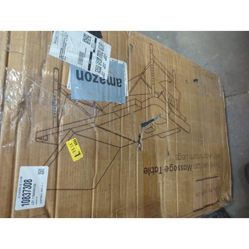 Color Black Memory Foam Massage Table  Up