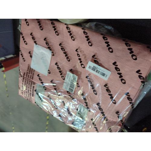 VENO 2 Pack Cooler Bag and Insulated Grocery Bags for Food Delivery, Collapsible Cooler. Reusable Shopping Bags for Groceries with Hard Bottom, Zippered, Foldable, Heavy-Duty (Peach Pink, 2 Pack)