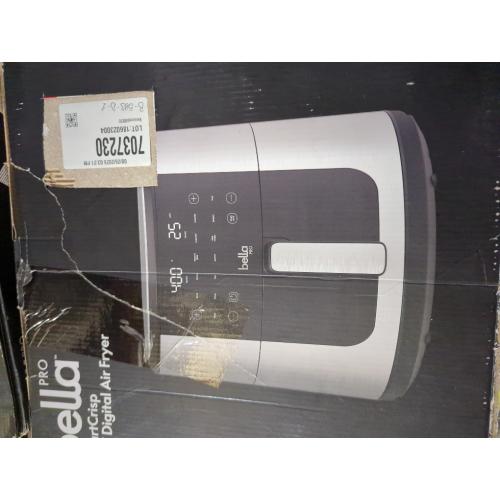 Silver and Black SmartCrisp 8QT Digital Air Fryer