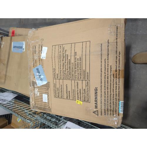 ALLAIBB Extra Wide Pressure Mounted Baby Gate Walk Through Child Kids Safety Toddler Tension White Long Large Pet Dog Gates with Extension for doorways (62.20-66.93/158-170cm, White)