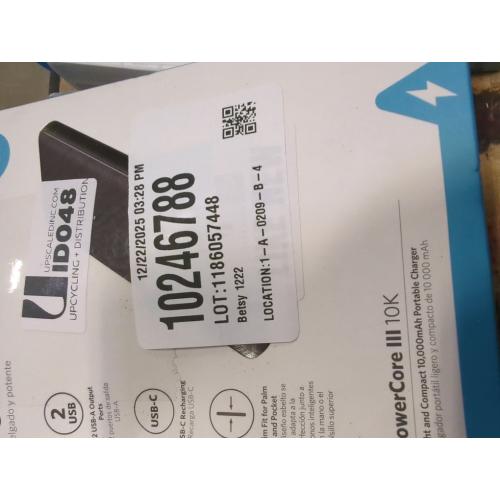 Anker - PowerCore III 10K MAh USB-C Portable Battery Charger - Black