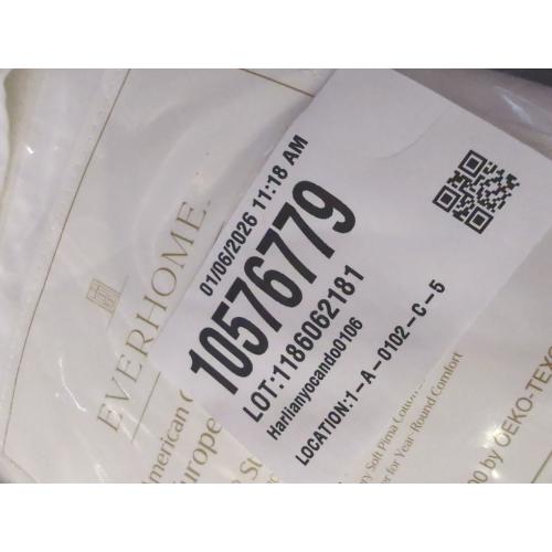 Everhome PimaCott Sateen 800-Thread-Count Standard Pillowcases in White (Set of 2)