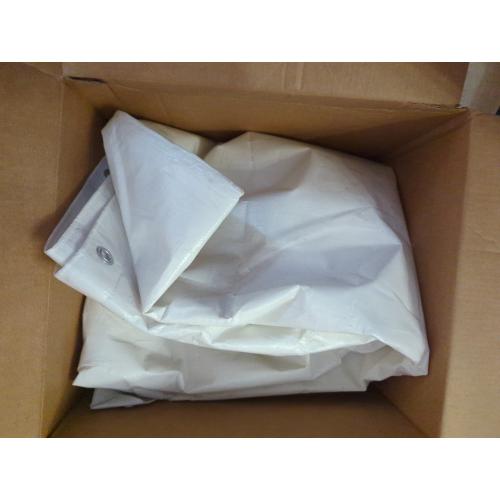 Tarpaulin Sunscreen Shade Rainproof Antifreeze Anti-Aging Outdoor, Size (Color : White)