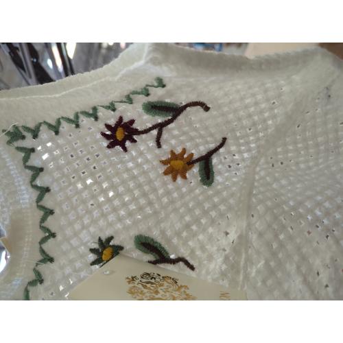 Women's V-Neck Sunflower Colorful Hollow Sexy Camisole Top. Size medium