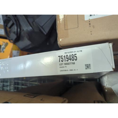 CLEARV22×22 inches Oversized Clear Acrylic Ottoman Tray Extra Large Decorative Tray Spill-Proof Serving Trays with Handles King-Size Safe Edge Organizer for Coffee Table Countertop Breakfast