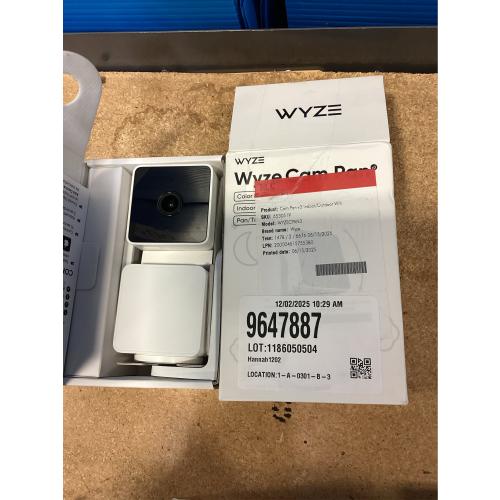 Wyze Pan v3 Wired Indoor/Outdoor 1080P HD Home Security Camera with Privacy Mode