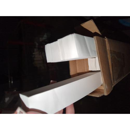 Changshade 6-Pack Pleated Paper Temporary Shades Cordless Light Filtering Cut to Size Temporary Paper Blinds for Indoor Windows of Office, Bedroom, Bathroom, Living Room, 36 W x 72 H, White