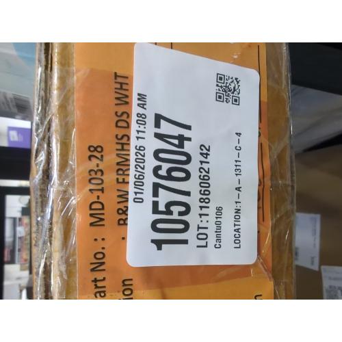 Bee & Willow Micah 28 to 48-Inch Single Curtain Rod Set in Distressed White