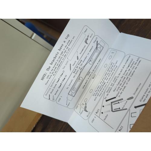 48 Inch Floating Shelves for Wall Rustic Brown Wood Wall Shelves for Bedroom Set of 4