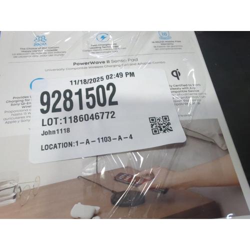 Color Black Anker PowerWave II 15W Qi Wireless Charging Pad (w/ Wall Charger) - Black