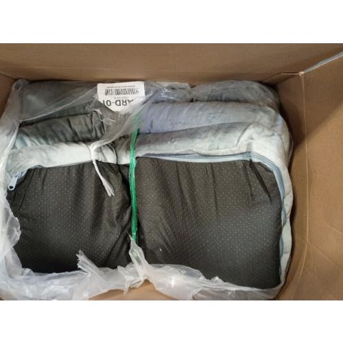 EHEYCIGA Orthopedic Dog Beds for Extra Large Dogs 44x32Inch, Waterproof Memory Foam XL Pet Bed with Sides, Non-Slip and Egg-Crate Foam Big Dog Couch Bed with Washable Removable Cover, Grey