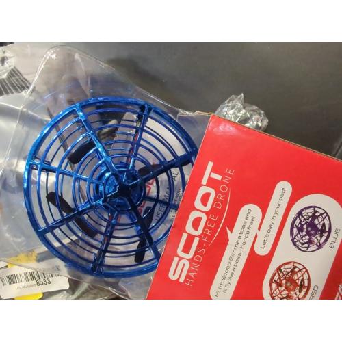 Force1 Scoot Hand Operated Drone for Kids or Adults - Blue - Blue - 0.20 oz