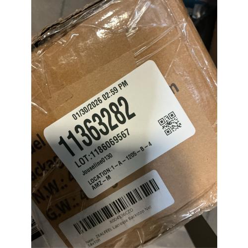 Lacrosse Backstop Net 14x10FT, Extra Large Coverage with 14mm Foam-Wrapped Fiberglass Pole for Shooting Training, 4-Strand Tear-Resistant Netting, Sandbag & Stakes(Lacrosse Goal NOT Included)