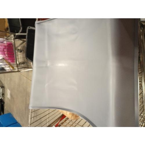 Washer Dryer Top Mat, Non Slip Silicone Washing Machine Top Protector Cover with Secure Bottom, for Laundry Room (Gray)