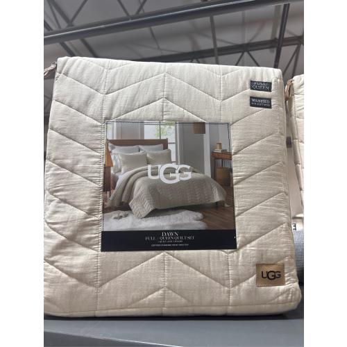 UGG Dawn 3-Piece Full/Queen Quilt Set in Birch