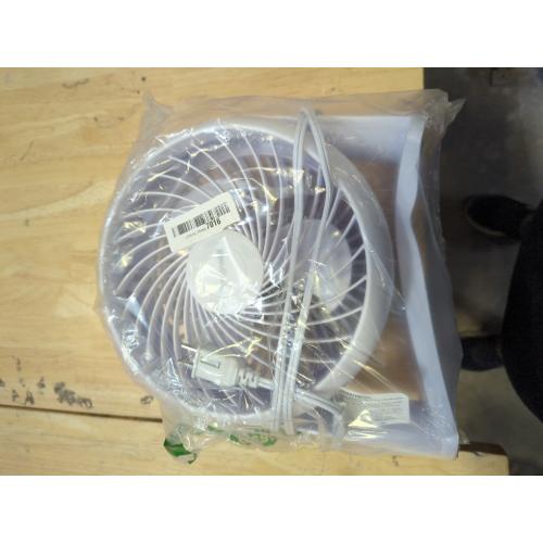 Honeywell TurboForce Air Circulator, Small Tabletop Fan, Quiet Personal Fan for Home or Office, 3 Speeds, 90 Degree Pivoting Head, White, HT-904