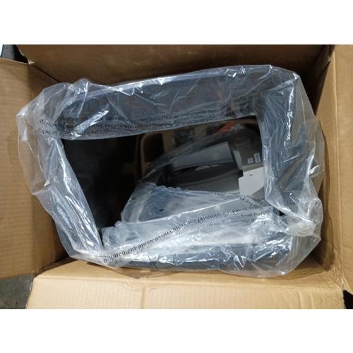 Nine Stars 13.2 Gallon Stainless Steel Sensor Trash Can with Silver Trim - Silver ( little sunken see the pictures )