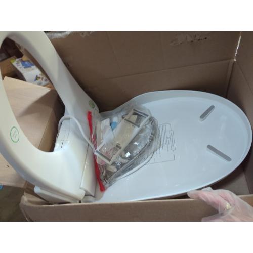 Smart Bidet Toilet Seat, Electric Heated Toilet Seat with Instant Warm Bidet Wash & Warm Air Dryer, Self-Cleaning Stainless Steel Nozzle, Soft Close Lid, Elongated