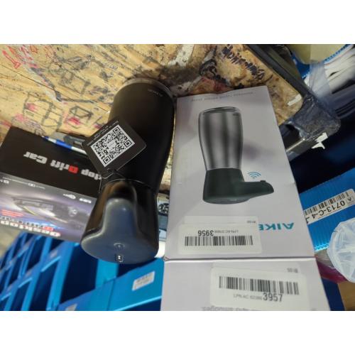 AIKE Magnetic Charging Waterproof Automatic Soap Dispenser for Liquid Soap Spot Resist Stainless Finish 14fl.oz. Model AK1337