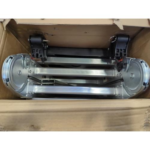 Silver Valeo Ladder 11FT, Multi Position 3 Step Ladder Extension, Anti-Slip A Frame Folding Ladder with Removable Tool Tray, 330lbs Adjustable Telescopic Aluminum Ladders for Stairs Home Indoor Outdoor Roof