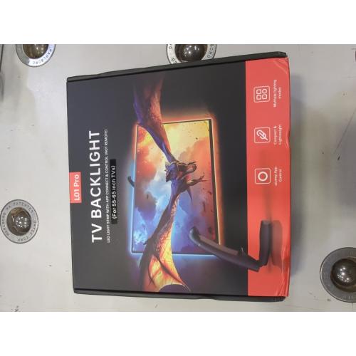 14.7Ft TV LED Backlight, 14.7ft Cuttable TV Lights That Change with TV for 55-65 Inch Screen and PC Monitor, TV Backlight with Sensor, Smart App Control, Game & Music Sync Color Changing Light