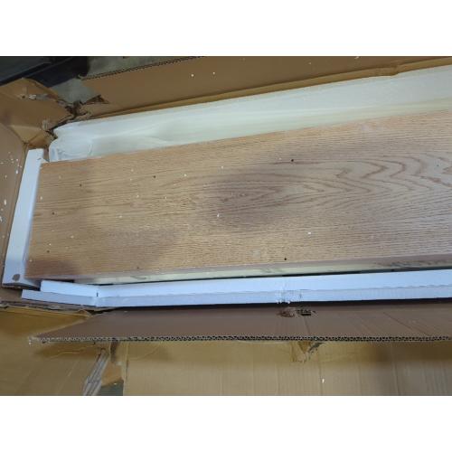 Fire Place Frame White and Birch