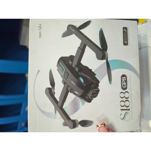 Dodoore S188 GPS Drone with 8K Camera for Adults, FPV RC Quadcopter with Brushless Motor, 5G WiFi Transmission, Obstacle Avoidance, Optical Flow, Auto Return, Follow Me, Storage Bag, 2 Battery, Black