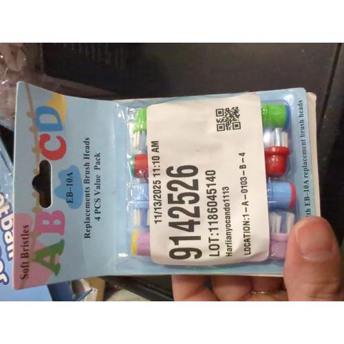 8 PCS Replacement Kids Children Tooth Brush Heads Compatible with Oral B EB-10A Pro-Health Stages Electric Toothbrush Oral Care, 3D Excel(8 Pcs)