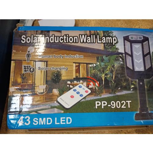Solar induction wall lamp