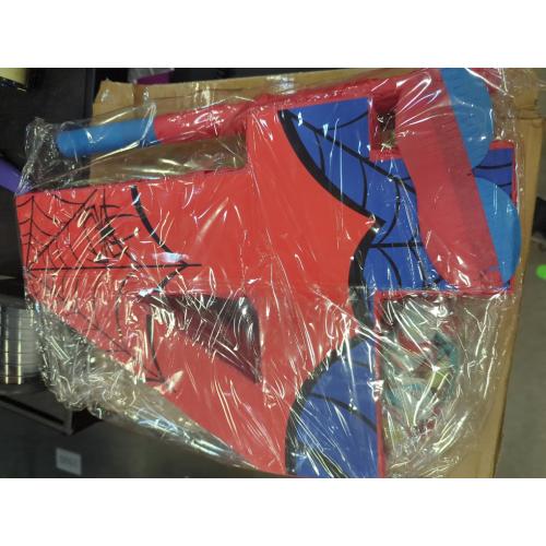 16 Inch Number 4 Spider Pinata with 16 Inch Piñata Stick Blindfold Confetti for Boy Girl Kids 4th Birthday Party Decorations (4th)